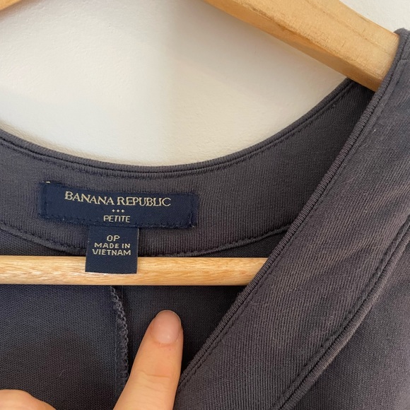Banana republic midi petite OP dress. Grey - Picture 3 of 4